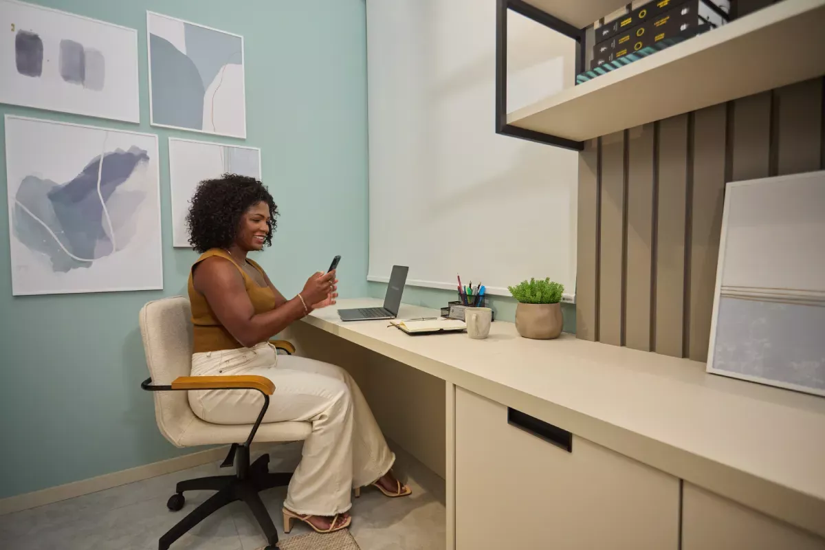 Home Office planejados — referência 4 do catálogo Italínea
