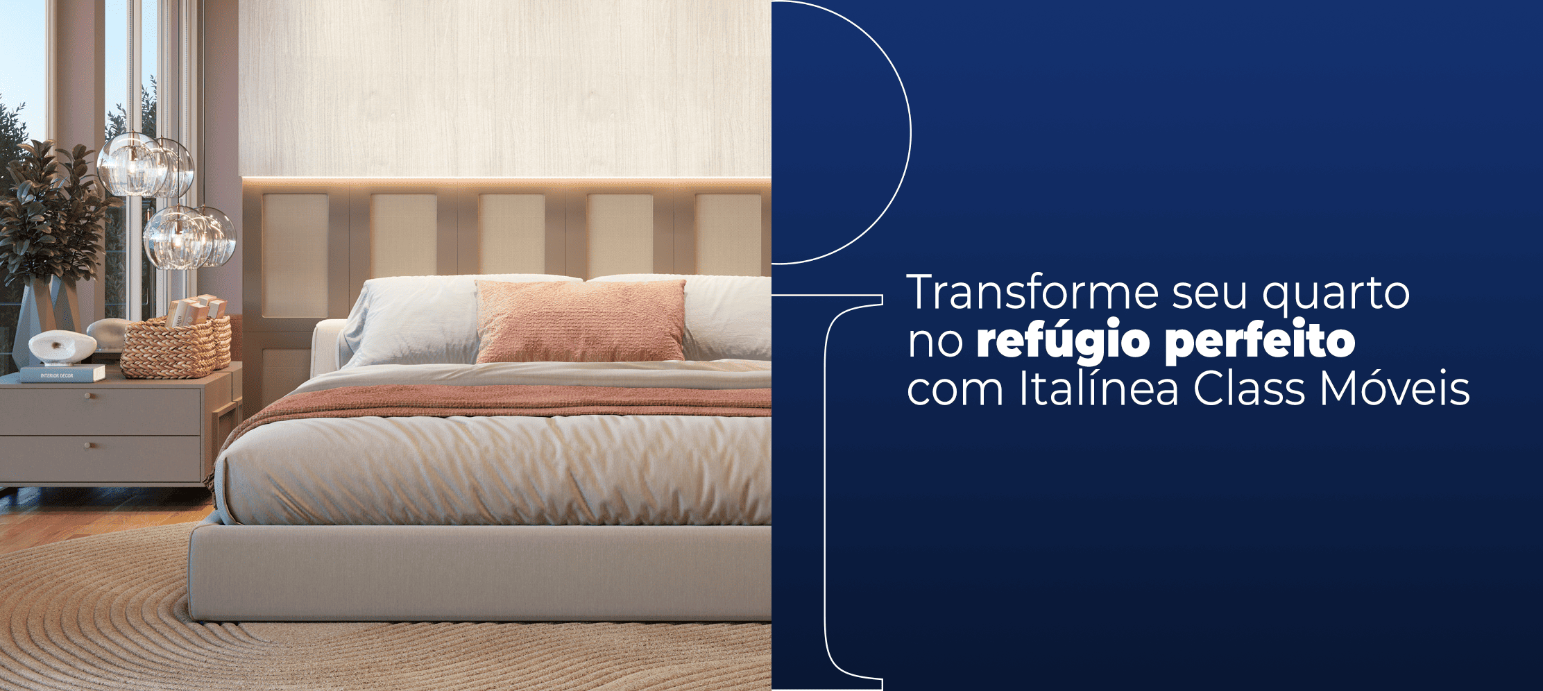 Transforme seu quarto no refúgio perfeito com Italínea Class Móveis